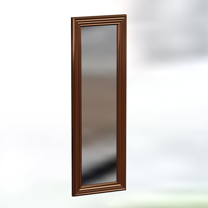 Hanah Home Espejo de Vestidor con Marco de Bronce
